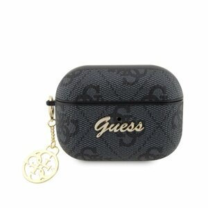 Guess 4G Script PC/PU Charms Pouzdro pro AirPods Pro 2 Grey