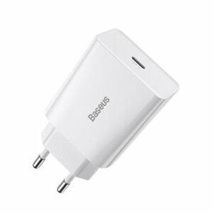 Baseus CCFS-SN02 Speed Mini Nabíječka USB-C 20W White (Pošk. Balení)