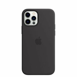 MHL73ZM/A Apple Silikonový Kryt vč. MagSafe pro iPhone 12/12 Pro Black