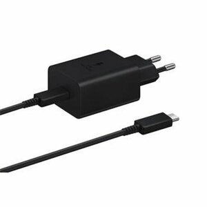 EP-T4510XBE Samsung Super Fast Charging 45W USB-C Cestovní nabíječka Black + USB-C Datový Kabel (Pošk.Balení)