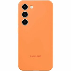 Samsung case Silicone Cover for Samsung Galaxy S23 orange