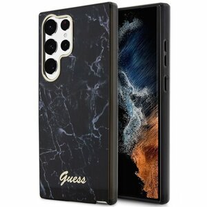 Guess case for Samsung Galaxy S23 Plus GUHCS23MPCUMAK black HC PU/TPU Marble