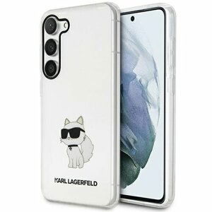 Puzdro Karl Lagerfeld Samsung Galaxy S23 Ultra KLHCS23LHNCHTCT transparent HC IML NFT Choupette