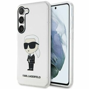 Puzdro Karl Lagerfeld Samsung Galaxy S23 Ultra KLHCS23LHNIKTCT transparent HC IML NFT Ikonik