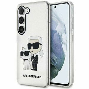 Puzdro Karl Lagerfeld Samsung Galaxy S23 Ultra KLHCS23LHNKCTGT transparent HC IML Glitter NFT K&C