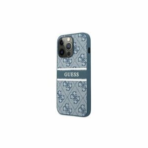 Guess case for iPhone 13 Pro / 13 6,1" GUHCP13L4GDBL blue hard case 4G Stripe