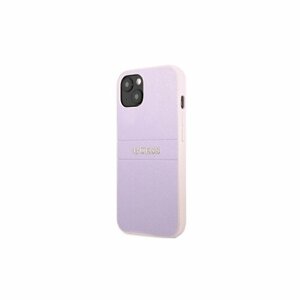 Guess case for iPhone 13 Mini 5,4" GUHCP13SPSASBPU hardcase PU Saffiano Hot Stamp & Metal