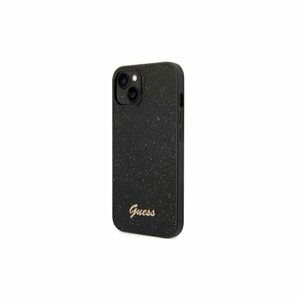 Guess case for iPhone 14 Pro Max 6,7" GUHCP14XHGGSHK black PC/TPU Glitter Flakes case Script M