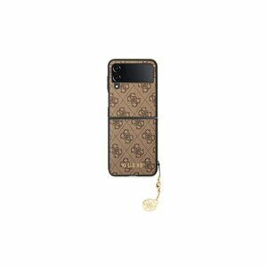 Guess case for Samsung Galaxy Z Flip 4 GUHCZF4GF4GBR brown 4G Edition