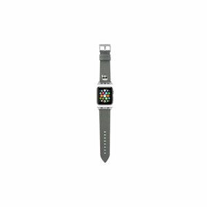 Karl Lagerfeld case for 42 / 44  KLAWLOKHG Apple Watch Strap Saffiano KH silver