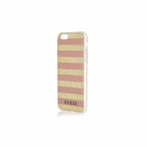 Guess iPhone 7 GUHCP7STGPI rose gold hardcase Ethnic Chic Stripes 3D