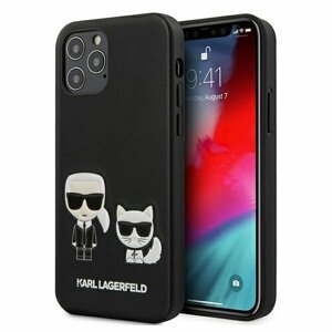 Karl Lagerfeld case for iPhone 13 6,1" KLHCP13MPCUSKCBK black hard case Iconic Karl & Choupett