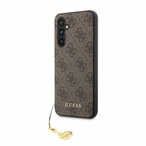 Puzdro Guess 4G Charms Samsung Galaxy A54 5G - hnedé