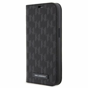 Karl Lagerfeld PU Saffiano Karl and Choupette NFT Book Pouzdro pro iPhone 14 Black