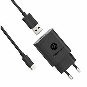 Motorola SJSC52ET1 TurboPower Cestovní Nabíječka 18W QC 3.0 vč. USB-C Kabelu (Bulk)