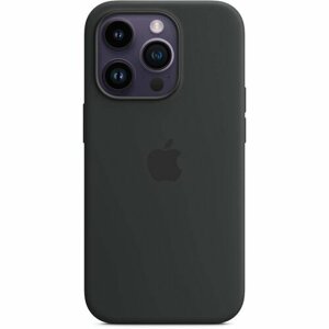 MPTE3ZM/A Apple Silikonový Kryt vč. Magsafe pro iPhone 14 Pro Midnight (Pošk. Balení)