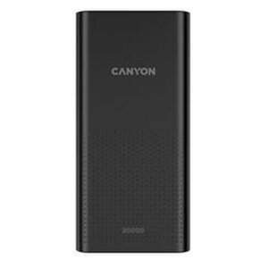 Canyon PB-2001 Powerbanka, Li-Pol, 20.000 mAh, Čierna