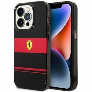 Ferrari case for iPhone 14 Pro 6,1" FEHMP14LUCOK black hardcase Magsafe IML Bicolor