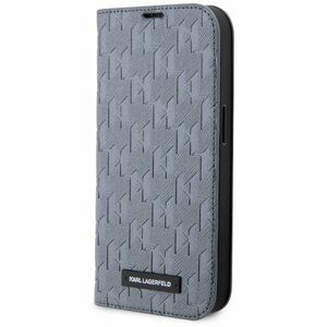 Karl Lagerfeld case for iPhone 14 6,1" KLBKP14SSAKLHPG silver BT Saffiano Mono