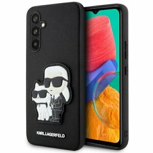 Karl Lagerfeld case for Samsung Galaxy A34 KLHCA34SANKCPK black hardcase Saffiano Karl&Choupette