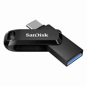 SanDisk Ultra Dual Drive Go/64GB/150MBps/USB 3.1/USB-A + USB-C/Černá