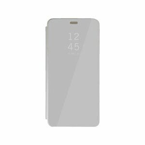 mobilNET knižkové puzdro Samsung Galaxy A54, strieborná, Clear View