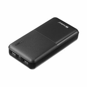 Sandberg Saver Powerbank 20000 mAh,2x USB-A,čierny