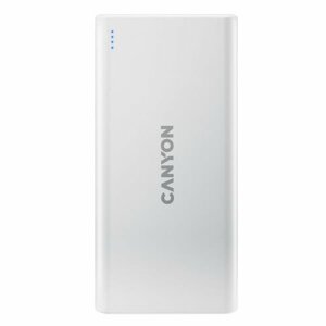 Canyon PB-106 Powerbanka, Li-Pol, 10.000 mAh Micro-USB, USB-C, Biela