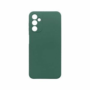 mobilNET silikónové puzdro Samsung Galaxy A14, tmavo zelený, Fiber