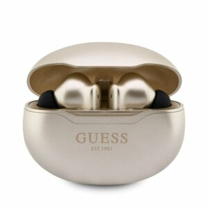 Guess True Wireless Metalic Finish BT5.3 6H Stereo slúchadlá, Zlaté