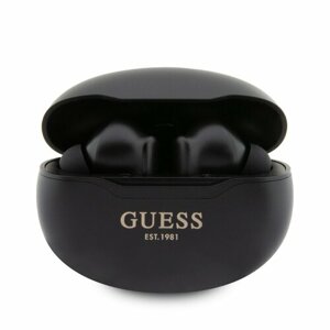 Guess True Wireless Metalic Finish BT5.3 6H Stereo slúchadlá, Čierne