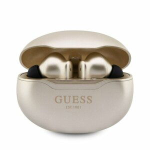 Guess True Wireless Script Logo BT5.3 6H Stereo slúchadlá, Čierne