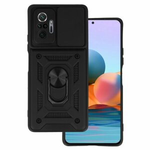 Puzdro Defender Slide Xiaomi Redmi Note 10 Pro/10 Pro Max - čierne