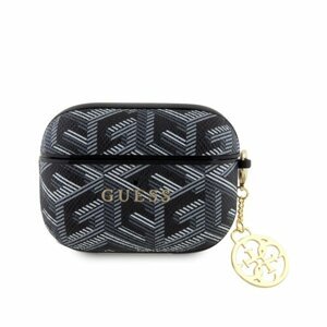 Guess PU G Cube Charm Pouzdro pro AirPods Pro Black