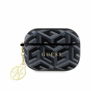 Guess PU G Cube Charm Pouzdro pro AirPods Pro 2 Black