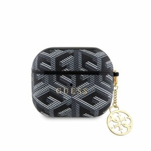 Guess PU G Cube Charm Pouzdro pro AirPods 3 Black