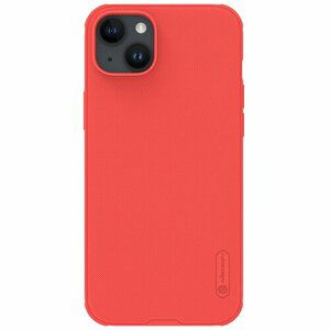 Nillkin Super Frosted PRO Zadní Kryt pro Apple iPhone 15 Plus Red (Without Logo Cutout)