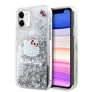 Hello Kitty Liquid Glitter Electroplating Head Logo Zadní Kryt pro iPhone 11 Transparent