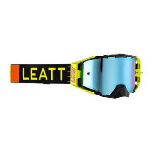 LEATT Motocross Brille Velocity 6.5, Iriz Citrus Blu UC 26%