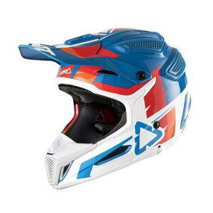 LEATT HELM GPX 5.5 COMP V10 BLU WHT, M blau-weiß+brille prospect