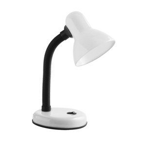 Stolná lampa GTV LB-RIOE27-10 Rio biela