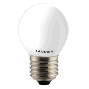 LED žiarovka Sandy LED  E27 S2168 4W OPAL teplá biela