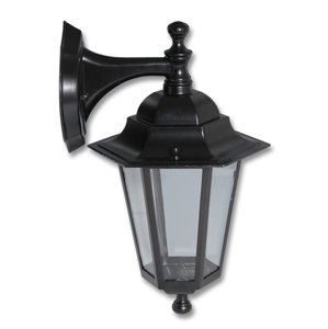 Vonkajšia nástenná lampa Ecolite Z6102-CR čierna