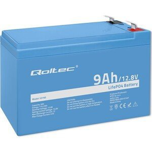 Qoltec Batéria LiFePO4 | 12.8V | 9Ah | 115.2Wh | BMS