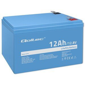 Qoltec Batéria LiFePO4 | 12.8V | 12Ah | 153.6Wh | BMS