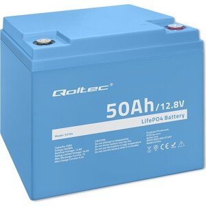 Qoltec Batéria LiFePO4 | 12.8V | 50Ah | 640Wh| BMS