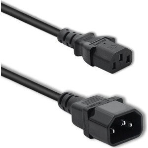 Qoltec Napájací kábel pre UPS | C13/C14 | 3x1,5mm² | 1,8 m