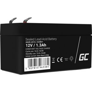 GREEN CELL Bezúdržbová batéria AGM VRLA 12V 1.3Ah