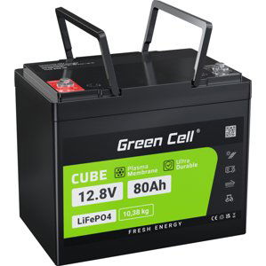 GREEN CELL Batéria LiFePO4 80Ah 12.8V 1024Wh