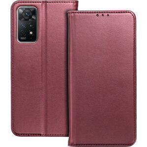 OEM Smart Magnetické Puzdro pre Oppo Reno 8 Pro, Bordové